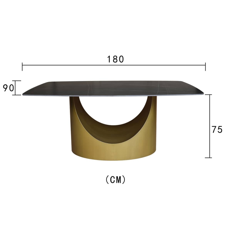 Valgomojo stalas MODI M26, 180x90x75 cm