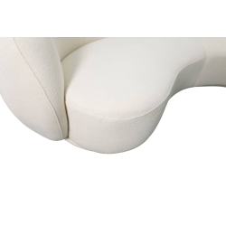 Sofa NUA, balta, 260x125x75 cm