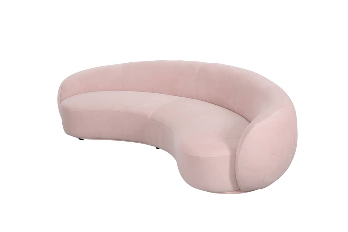 Sofa NUA, rožinė, 260x125x75 cm