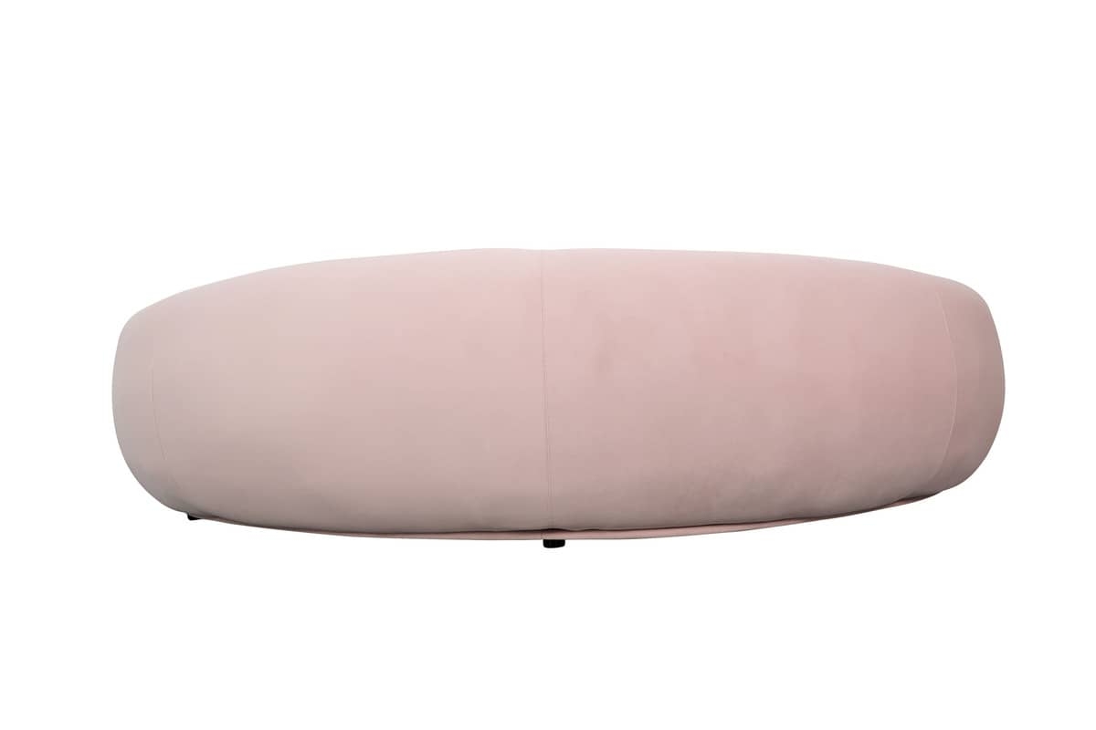 Sofa NUA, rožinė, 260x125x75 cm