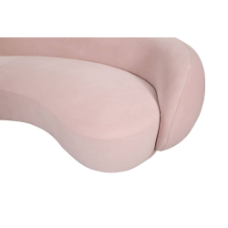 Sofa NUA, rožinė, 260x125x75 cm