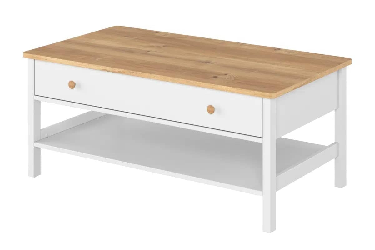 Žurnalinis staliukas GIGLI OAK, 110x60x47 cm