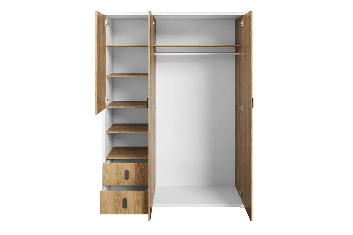 Trijų durų spinta TINTO, 150x55x200 cm