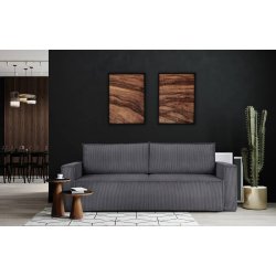 Sofa NAPA, pilka, 228x101x89 cm