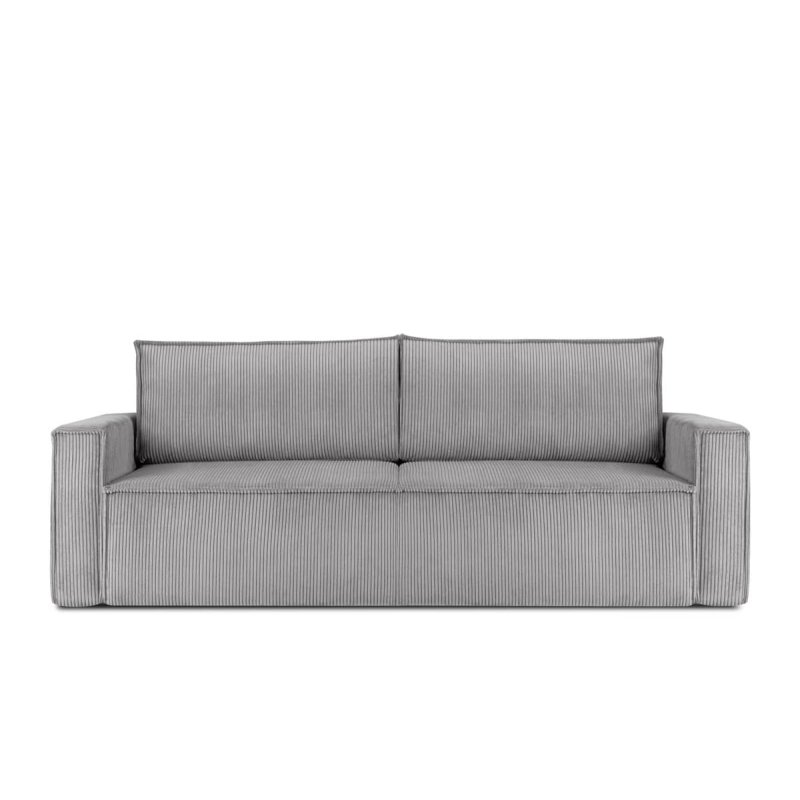 Sofa NAPA, šviesiai pilka, 228x101x89 cm