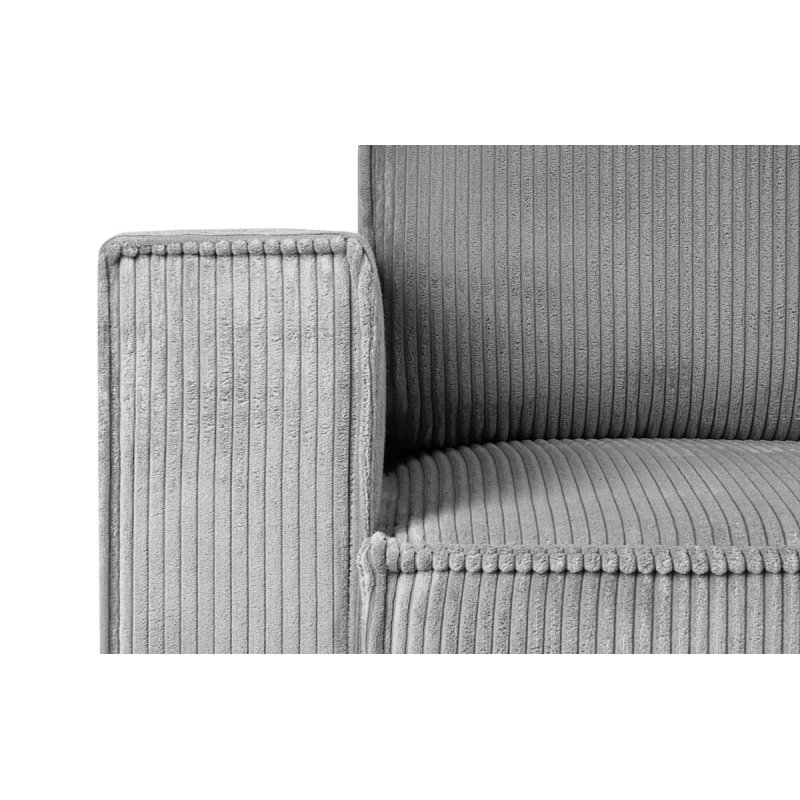 Sofa NAPA, šviesiai pilka, 228x101x89 cm