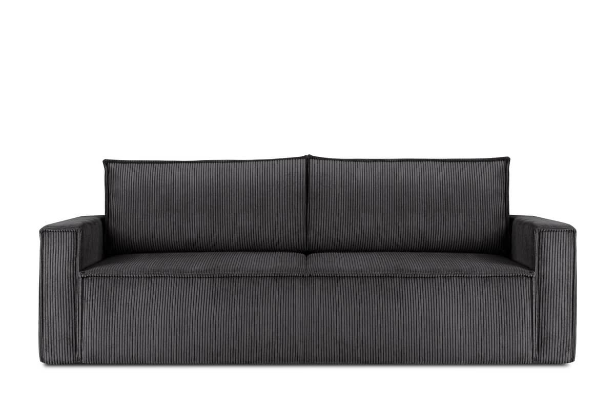 Sofa NAPA, tamsiai pilka, 228x101x89 cm