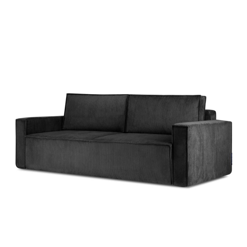 Sofa NAPA, tamsiai pilka, 228x101x89 cm