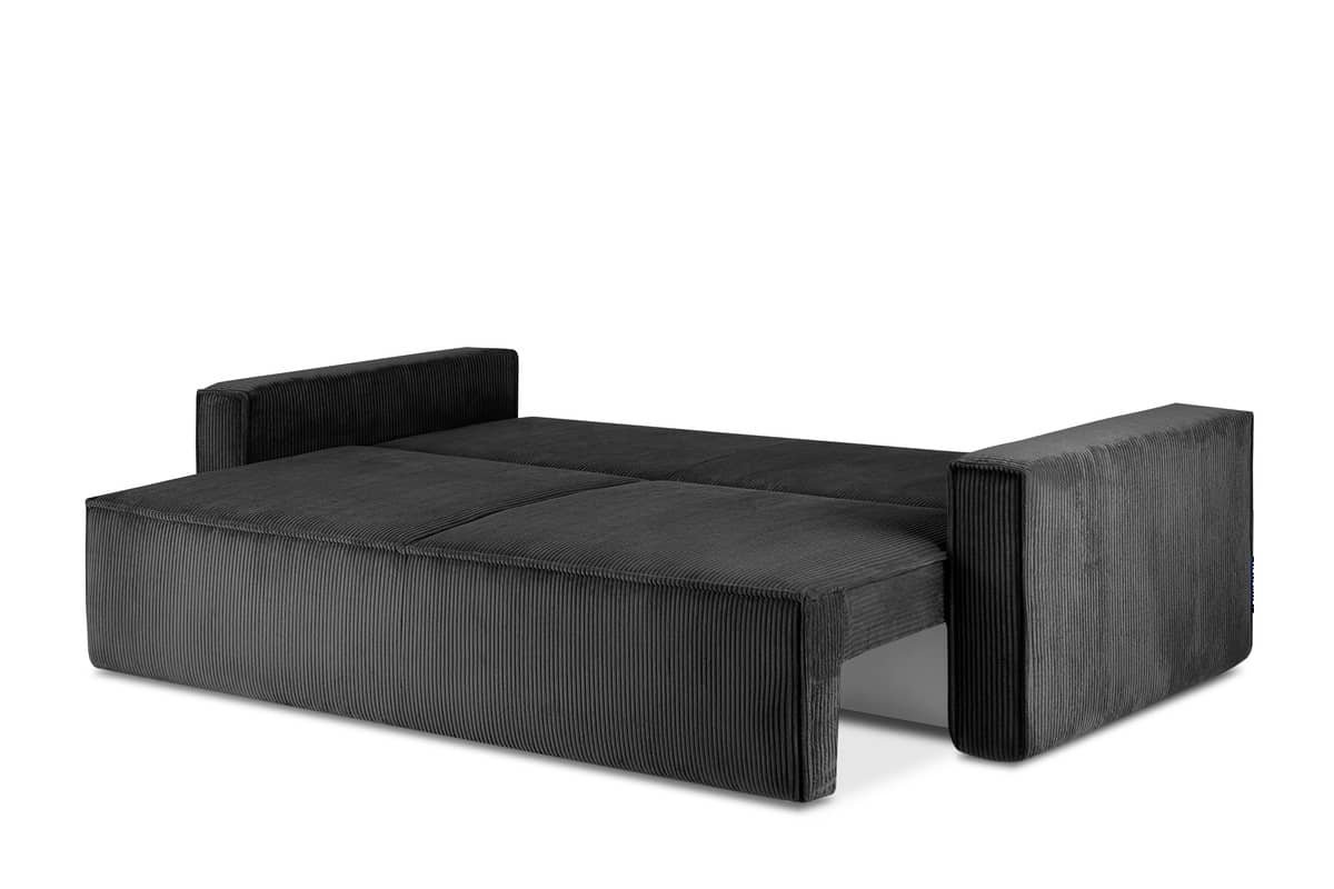 Sofa NAPA, tamsiai pilka, 228x101x89 cm