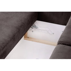 Sofa NAPA, ruda, 228x101x89 cm