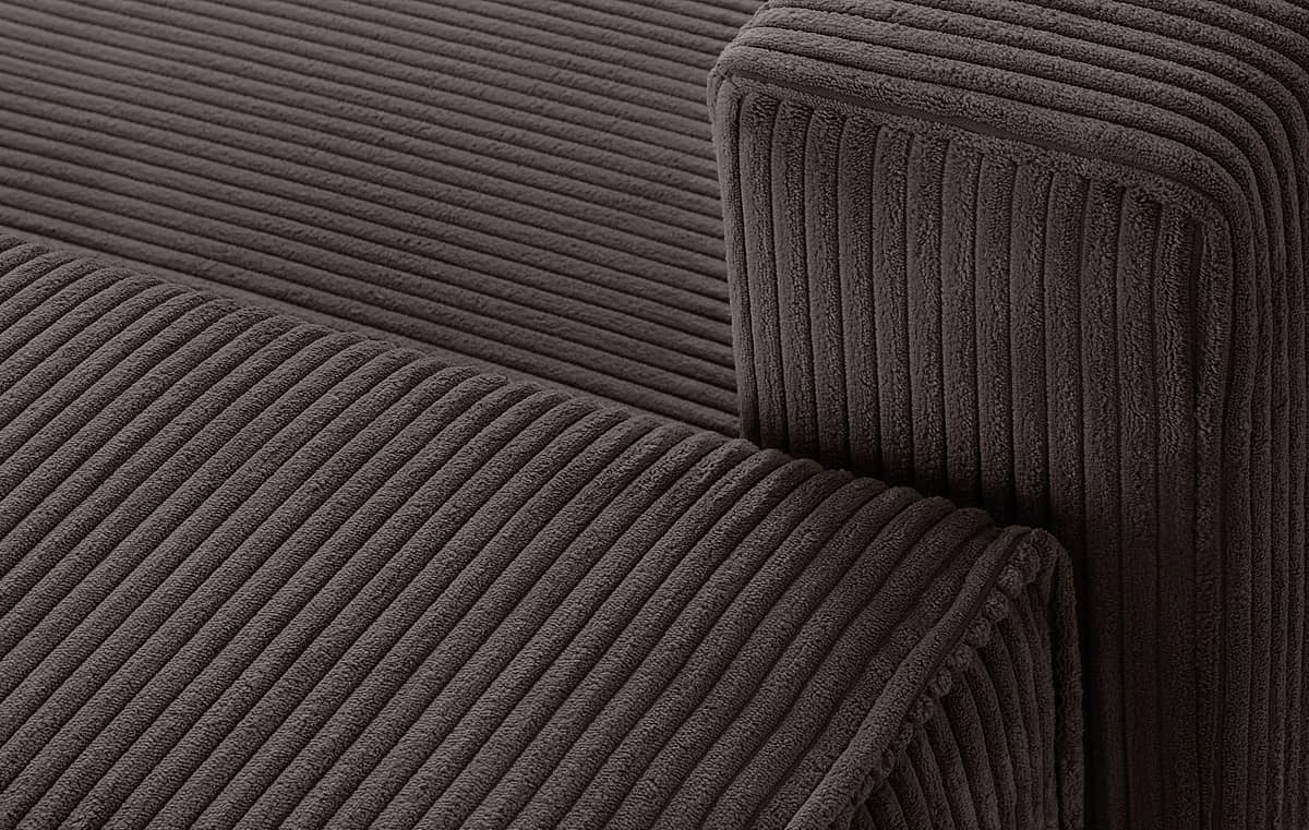 Sofa NAPA, ruda, 228x101x89 cm