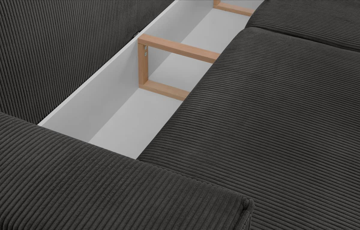 Sofa NAPA, pilka, 244x101x89 cm