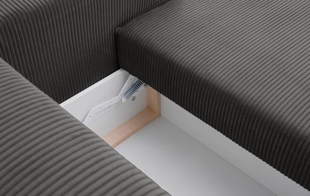 Sofa NAPA, pilka, 244x101x89 cm