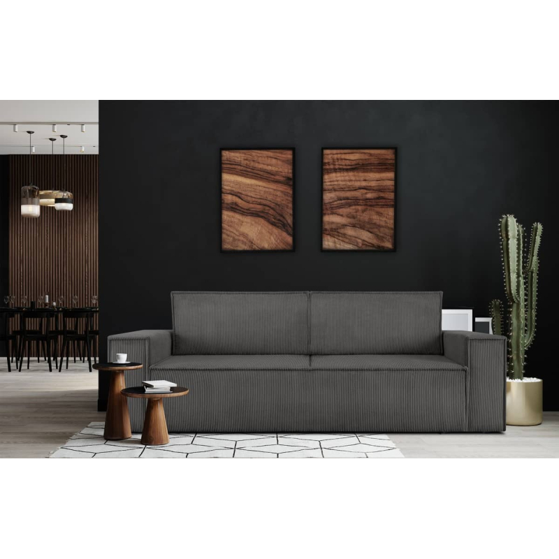 Sofa NAPA, pilka, 244x101x89 cm