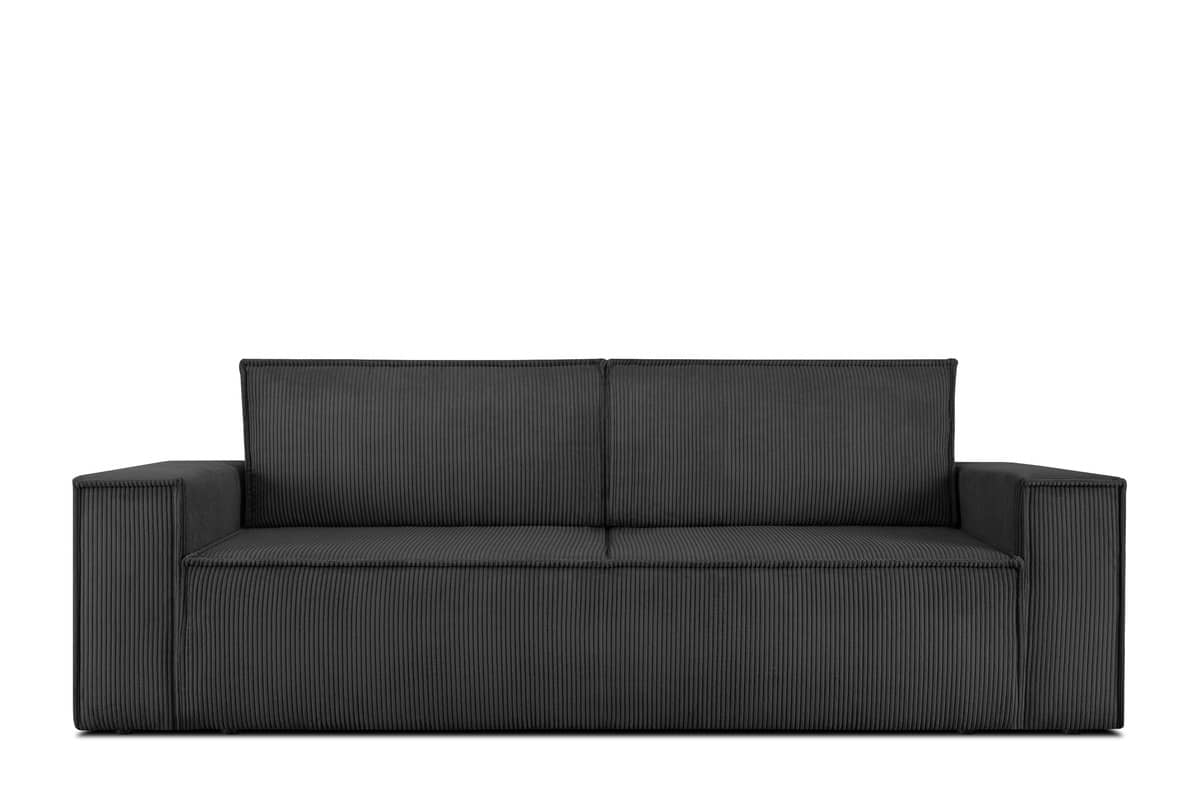 Sofa NAPA, tamsiai pilka, 244x101x89 cm