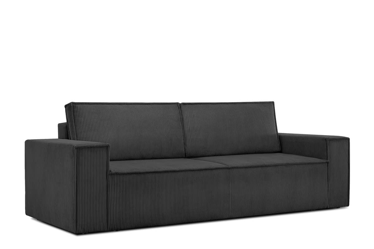 Sofa NAPA, tamsiai pilka, 244x101x89 cm