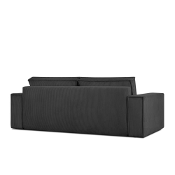 Sofa NAPA, tamsiai pilka, 244x101x89 cm