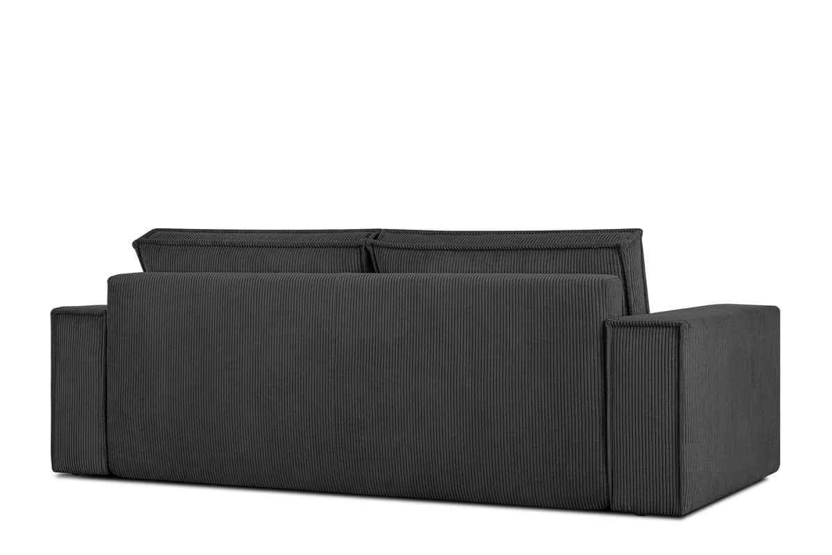 Sofa NAPA, tamsiai pilka, 244x101x89 cm