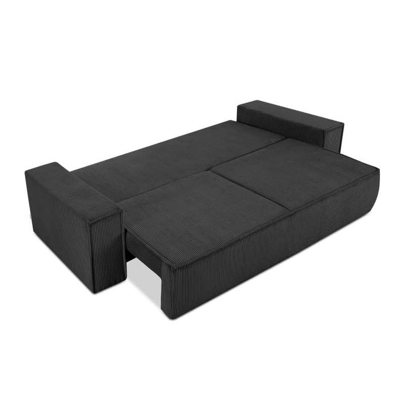 Sofa NAPA, tamsiai pilka, 244x101x89 cm