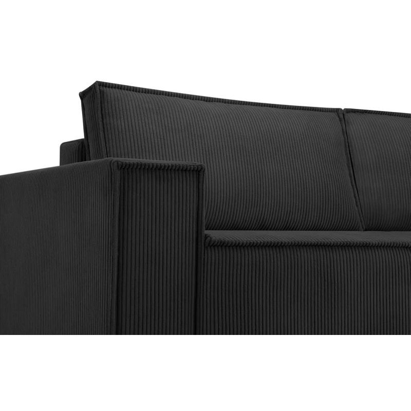 Sofa NAPA, tamsiai pilka, 244x101x89 cm