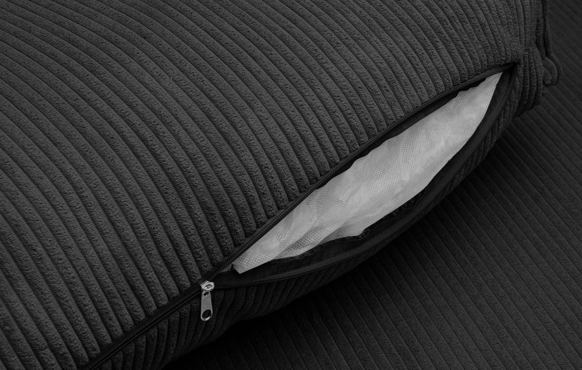 Sofa NAPA, tamsiai pilka, 244x101x89 cm