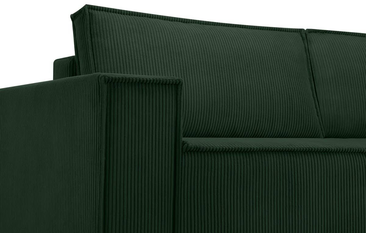 Sofa NAPA, žalia, 244x101x89 cm