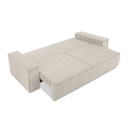Sofa NAPA, kreminė, 244x101x89 cm