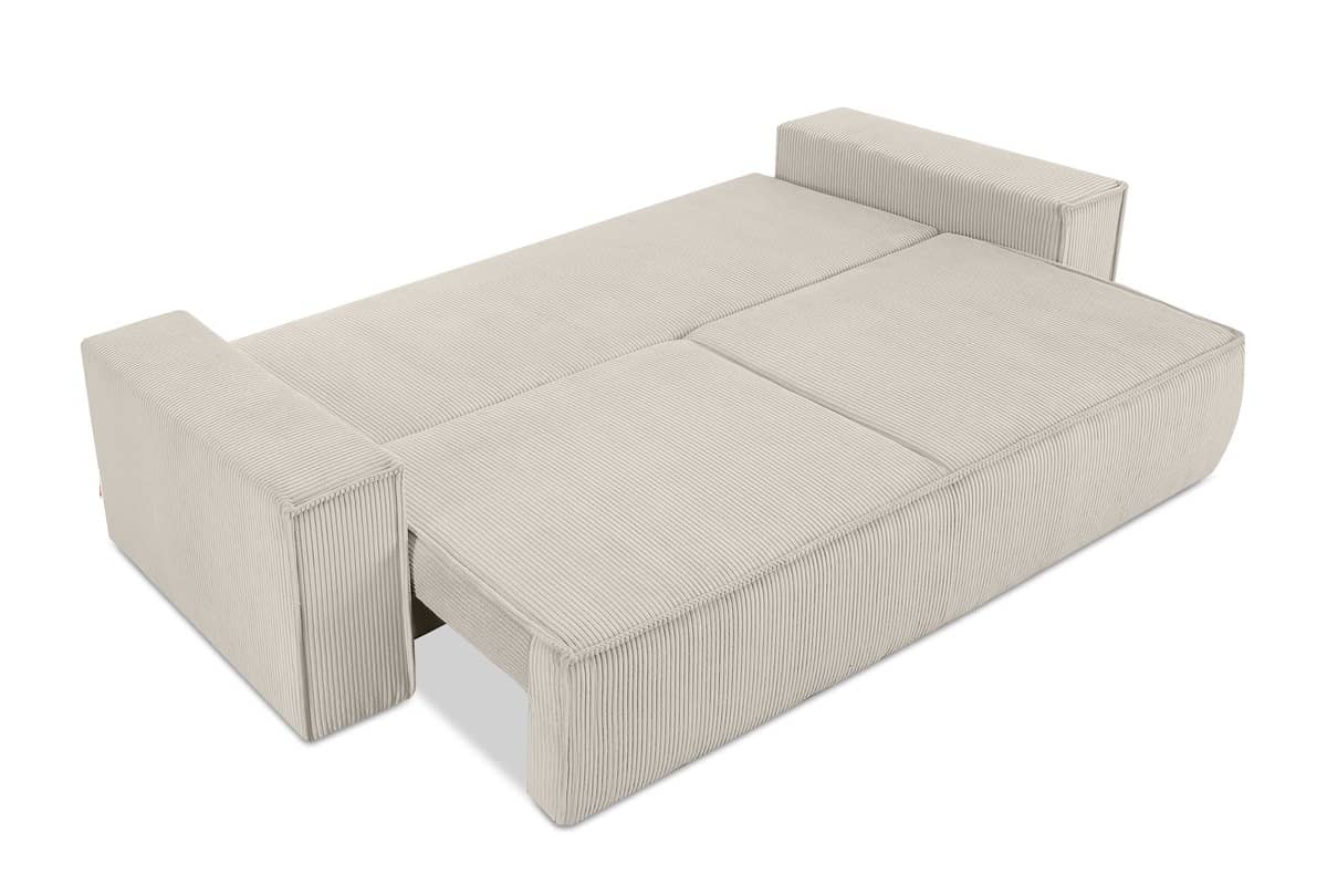 Sofa NAPA, kreminė, 244x101x89 cm