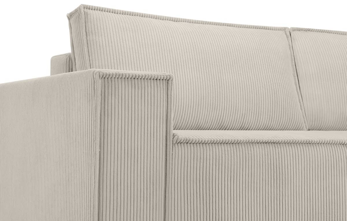 Sofa NAPA, kreminė, 244x101x89 cm