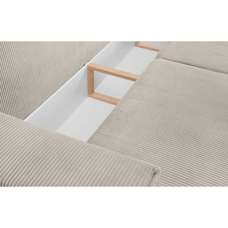 Sofa NAPA, kreminė, 244x101x89 cm