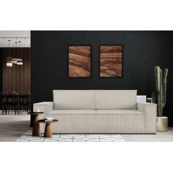 Sofa NAPA, kreminė, 244x101x89 cm