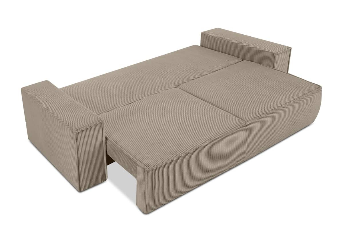 Sofa NAPA, smėlio, 244x101x89 cm