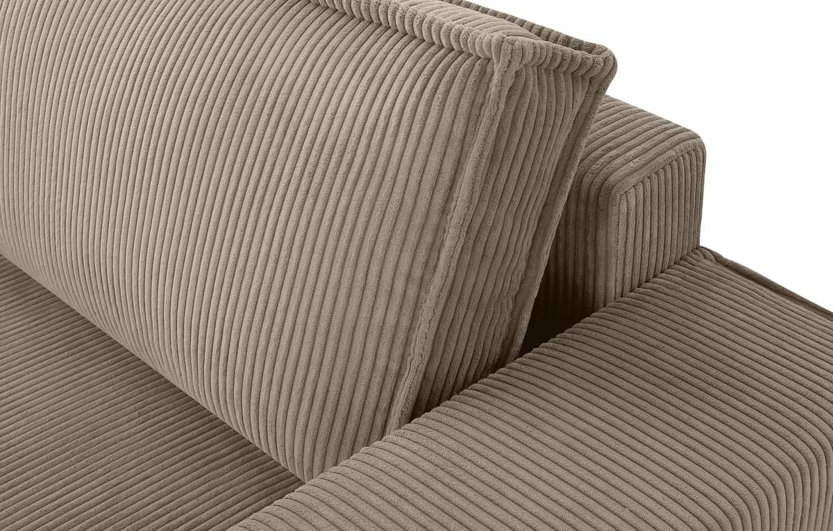 Sofa NAPA, smėlio, 244x101x89 cm