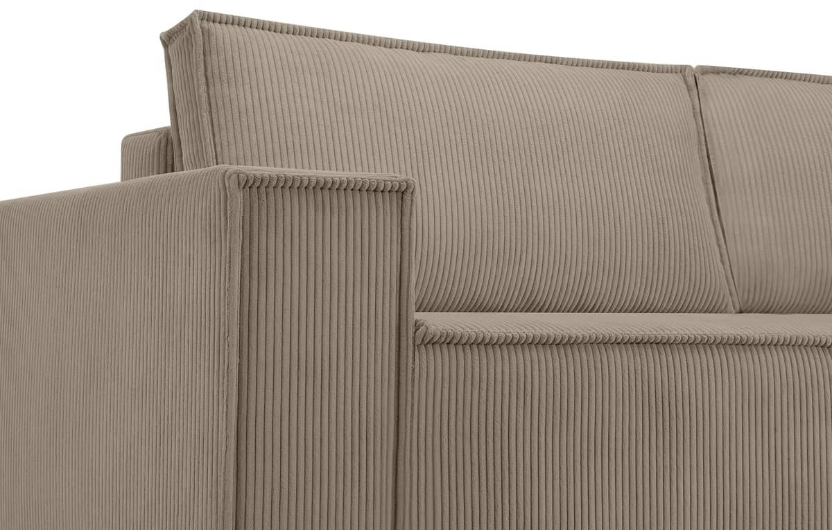 Sofa NAPA, smėlio, 244x101x89 cm