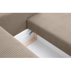 Sofa NAPA, smėlio, 244x101x89 cm