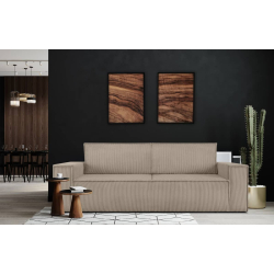 Sofa NAPA, smėlio, 244x101x89 cm