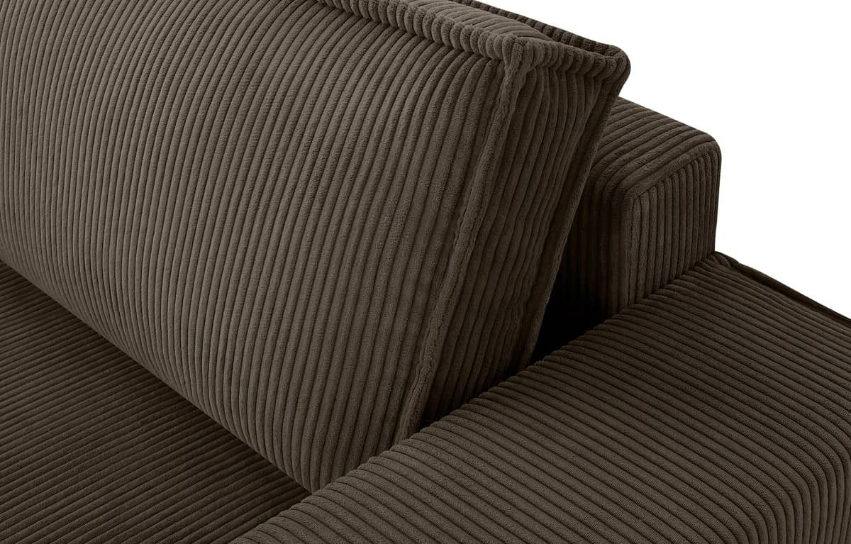 Sofa NAPA, ruda, 244x101x89 cm
