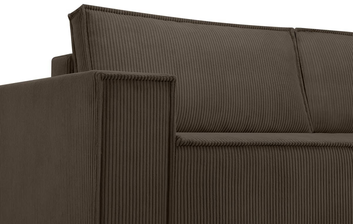 Sofa NAPA, ruda, 244x101x89 cm