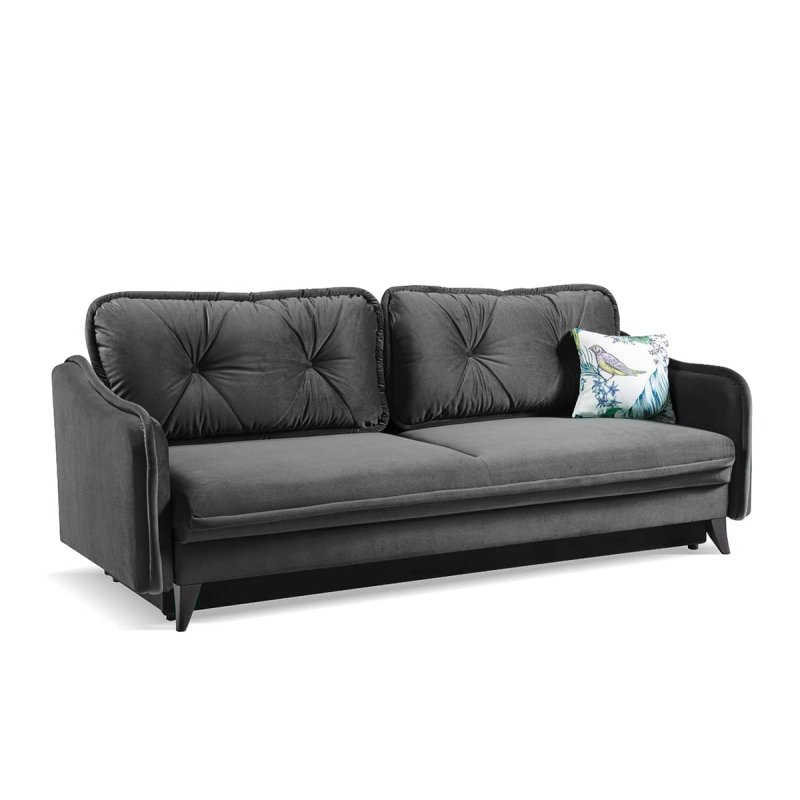 Sofa MELIC, pilka, 225x93x85 cm