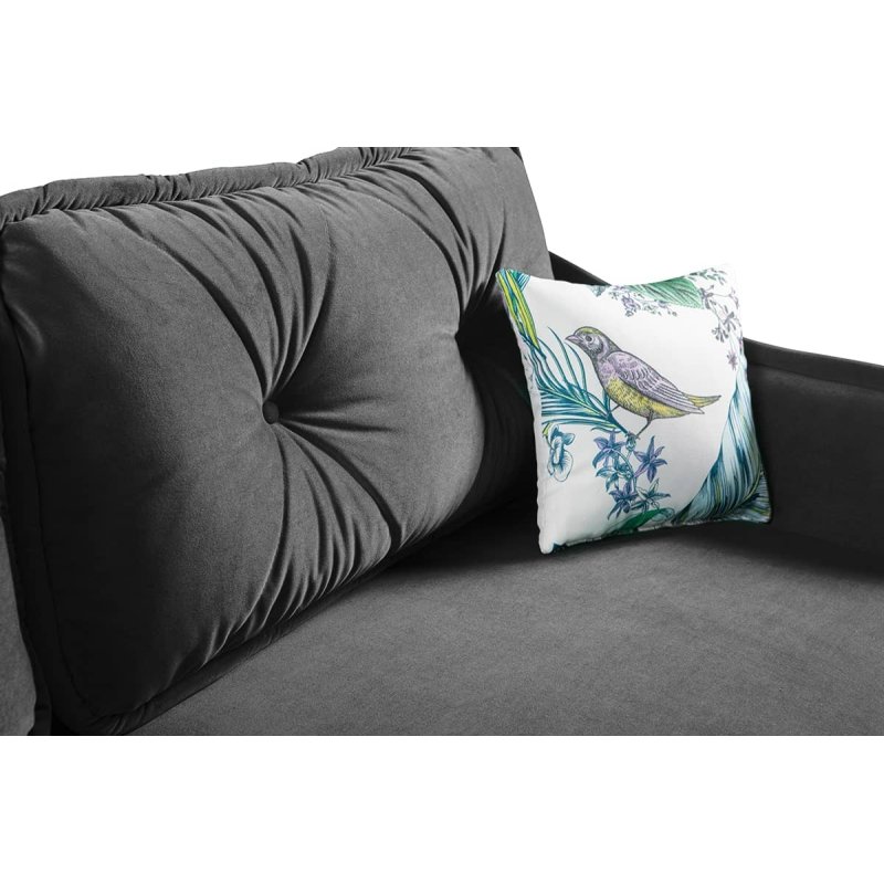 Sofa MELIC, pilka, 225x93x85 cm