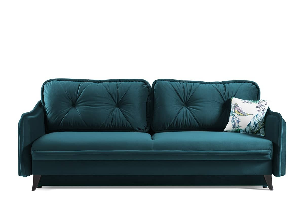 Sofa MELIC, jūros mėlyna, 225x93x85 cm
