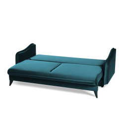 Sofa MELIC, jūros mėlyna, 225x93x85 cm