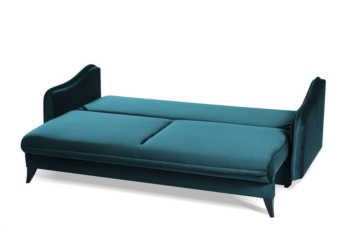 Sofa MELIC, jūros mėlyna, 225x93x85 cm