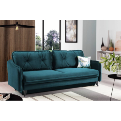 Sofa MELIC, jūros mėlyna, 225x93x85 cm