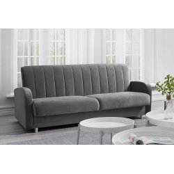 Sofa CAVIC, pilka, 222x93x90 cm