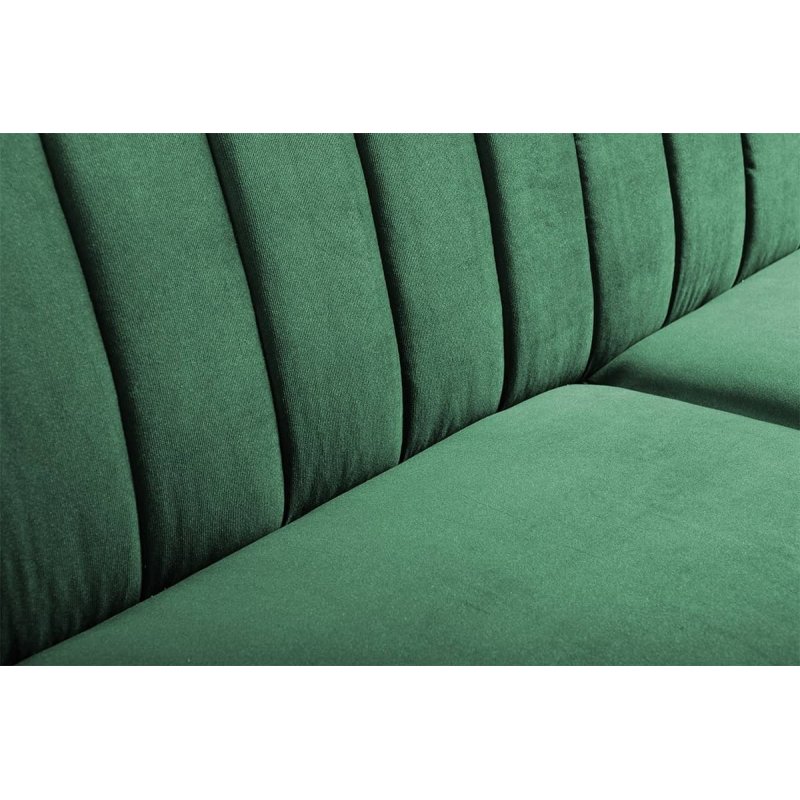 Sofa CAVIC, žalia, 222x93x90 cm