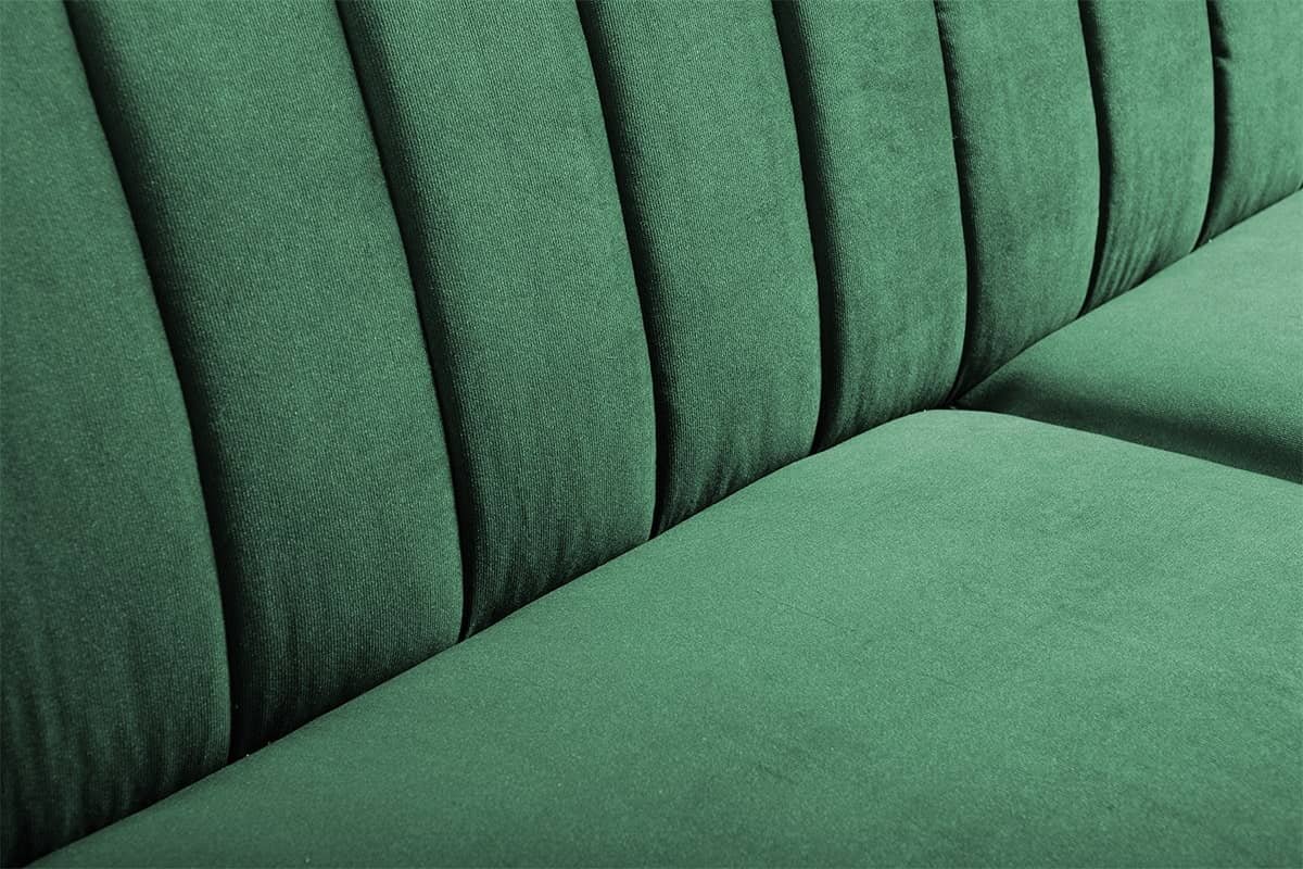 Sofa CAVIC, žalia, 222x93x90 cm