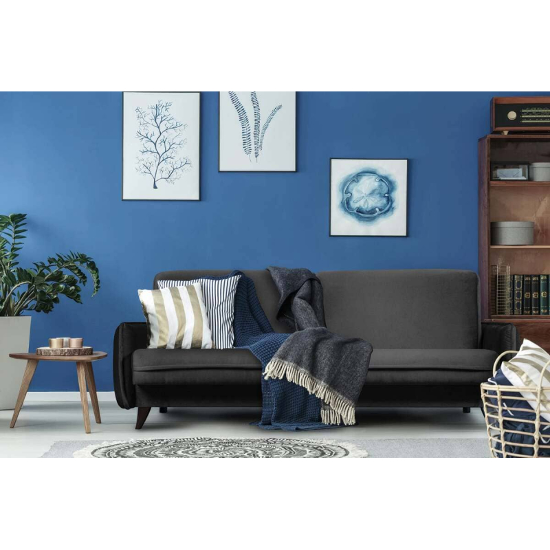 Sofa GRINDA, pilka, 225x93x100 cm