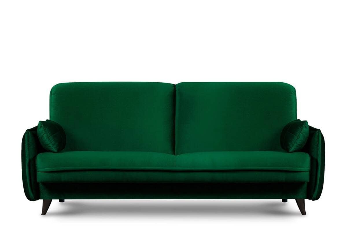 Sofa GRINDA, žalia, 225x93x100 cm