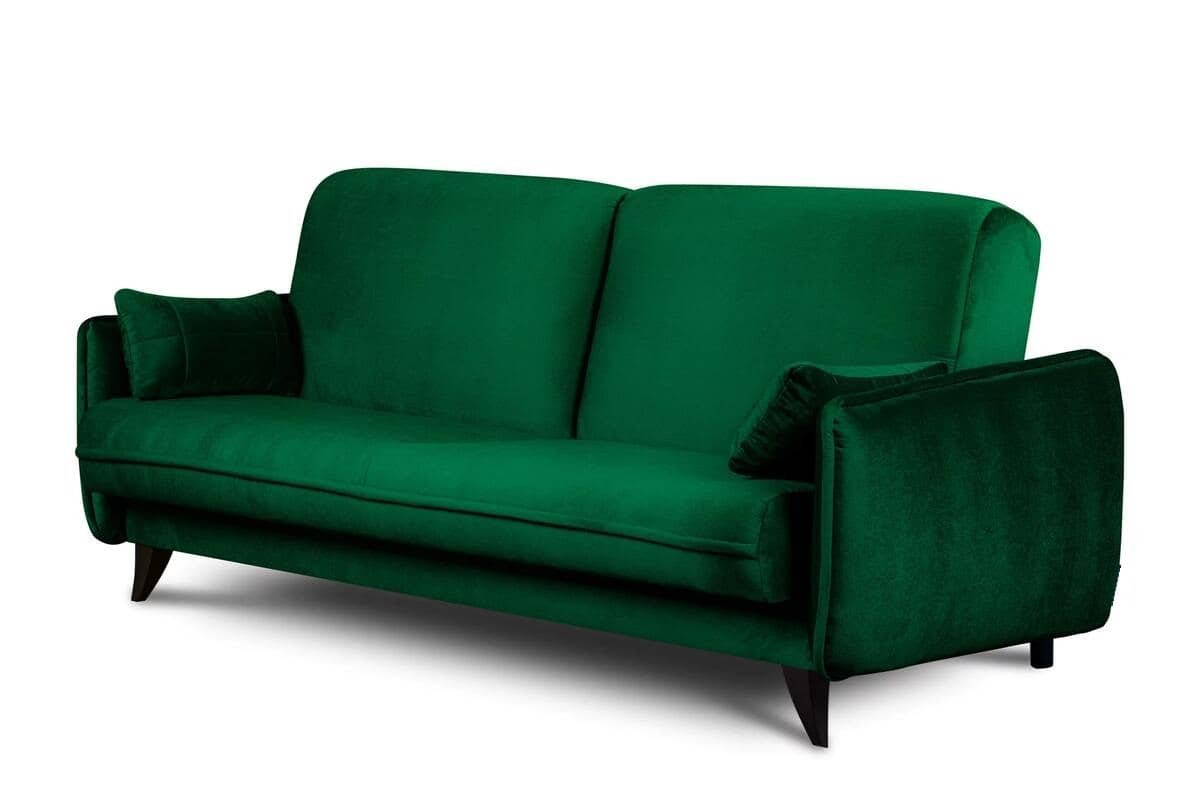 Sofa GRINDA, žalia, 225x93x100 cm